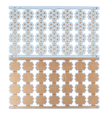 HASL FR4 Single Sided Copper PCB Board White Solder Mask 35um Thickness